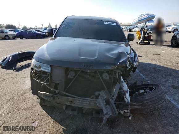2021 Jeep Grand Cherokee Laredo X with VIN 1C4RJEAG1MC596673, listed as a Copart auction lot 43241925 with 52,993 mi miles and Salvage Title. Bid and sale history available at carsss.com. Image 5.