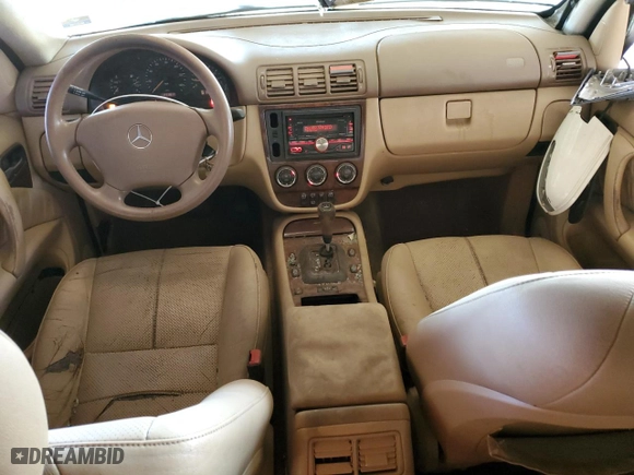 2003 Mercedes-Benz M-Class 3.7L with VIN 4JGAB57E53A427004, listed as a Copart auction lot 46951995 with 211,617 mi miles and Salvage Title. Bid and sale history available at carsss.com. Image 8.
