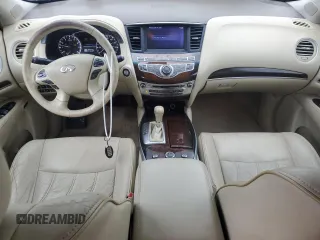 2013 Infiniti JX35 with VIN 5N1AL0MM5DC324103, listed as a Copart auction lot 52975435 with 153,545 mi miles and Salvage Title. Bid and sale history available at carsss.com. Image 8.