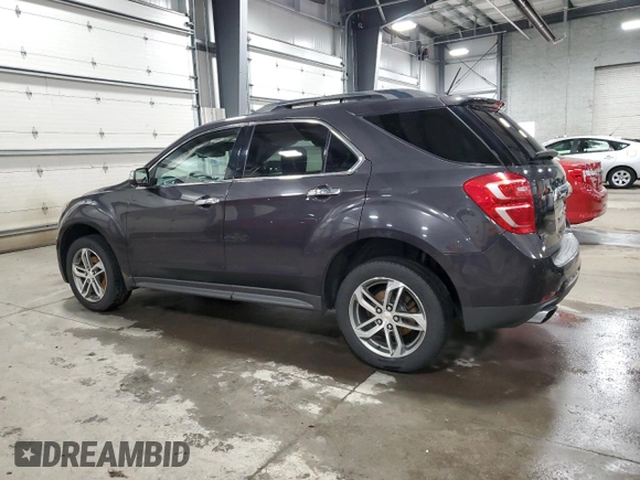 2016 Chevrolet Equinox LTZ with VIN 2GNFLGE38G6345864, listed as a Copart auction lot 50096375 with 137,447 mi miles and Salvage Title. Bid and sale history available at carsss.com. Image 2.