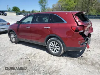 2020 Kia Sorento LX with VIN 5XYPG4A38LG671165, listed as a Copart auction lot 51986745 with 86,547 mi miles and Salvage Title. Bid and sale history available at carsss.com. Image 2.