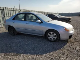 2008 Kia Spectra EX with VIN KNAFE121885515833, listed as a Copart auction lot 71814814 with 237,378 mi miles and Clean Title. Bid and sale history available at carsss.com. Image 4.
