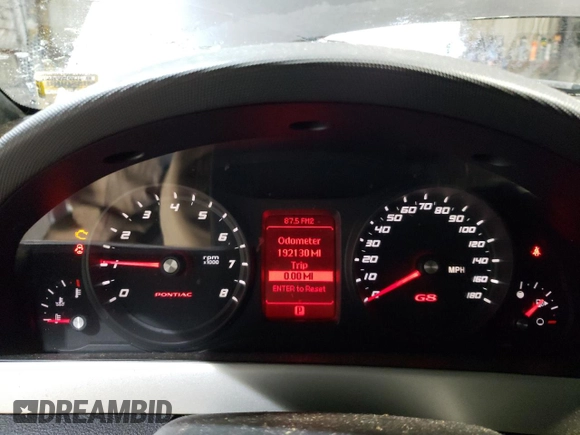 2009 Pontiac G8 with VIN 6G2ER57739L166348, listed as a Copart auction lot 80236944 with 192,130 mi miles and Salvage Title. Bid and sale history available at carsss.com. Image 9.