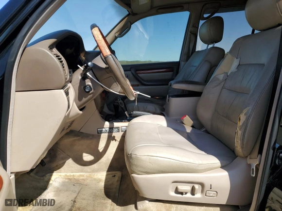 1999 Lexus LX 470 Luxury SUV with VIN JT6HT00W7X0027115, listed as a Copart auction lot 52487415 with 293,253 mi miles and Clean Title. Bid and sale history available at carsss.com. Image 7.