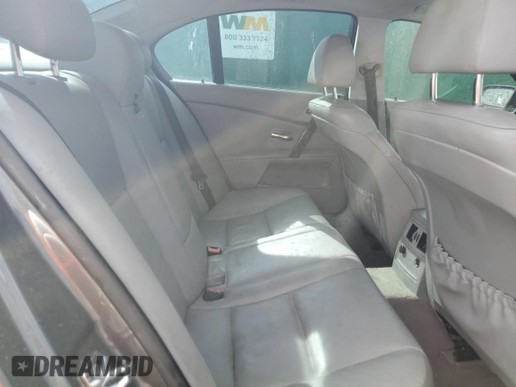 2004 BMW 5 Series 525i with VIN WBANA53564B850603, listed as a Copart auction lot 48678625 with 194,897 mi miles and Salvage Title. Bid and sale history available at carsss.com. Image 10.