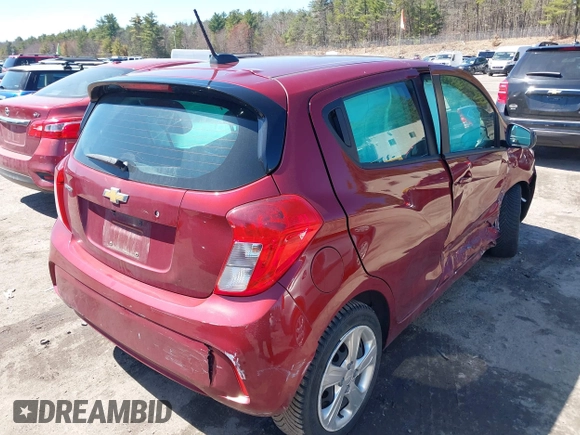 2022 Chevrolet Spark LS with VIN KL8CB6SAXNC014194, listed as a IAAI auction lot 41991913 with 55,632 mi miles and . Bid and sale history available at DreamBid. Image 4.