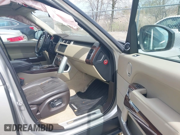 2015 Land Rover Range Rover Supercharged Autobiography with VIN SALGV2TF7FA214068, listed as a IAAI auction lot 42036693 with 79,905 mi miles. Bid and sale history available at carsss.com. Image 5.