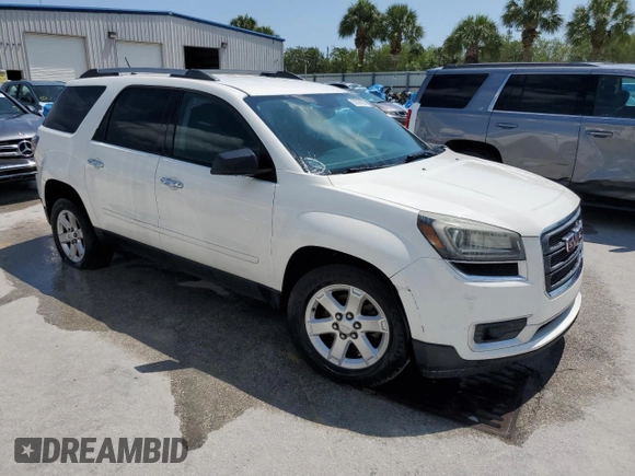 2015 GMC Acadia SLE with VIN 1GKKRNEDXFJ257021, listed as a Copart auction lot 52399595 with 175,071 mi miles and Salvage title. Bid and sale history available at DreamBid. Image 4.
