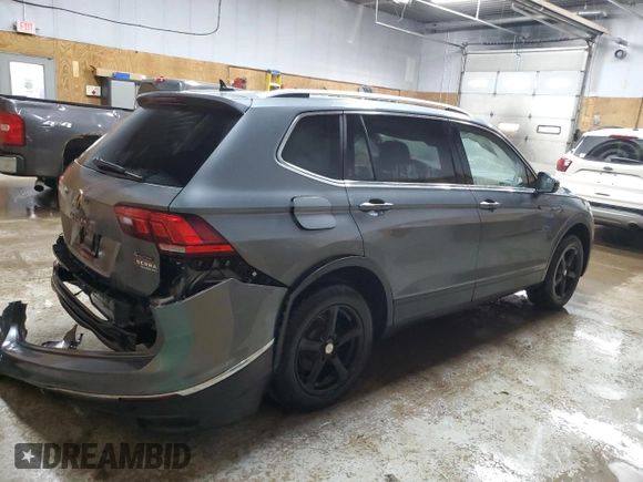 2023 Volkswagen Tiguan SE with VIN 3VVMB7AX1PM011274, listed as a Copart auction lot 48601205 with 17,831 mi miles and Non repairable. Bid and sale history available at DreamBid. Image 3.