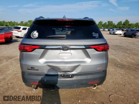 2023 Chevrolet Traverse RS с VIN 1GNERJKWXPJ284204, выставлен на аукционе Copart как лот 64809355 с пробегом 33 405 миль миль и Списание • Salvage title. История ставок и продаж доступна на DreamBid. Изображение 6.