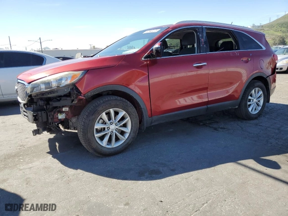 2017 Kia Sorento LX V6 with VIN 5XYPG4A55HG239030, listed as a Copart auction lot 50649375 with 115,022 mi miles and Salvage Title. Bid and sale history available at carsss.com. Image 1.