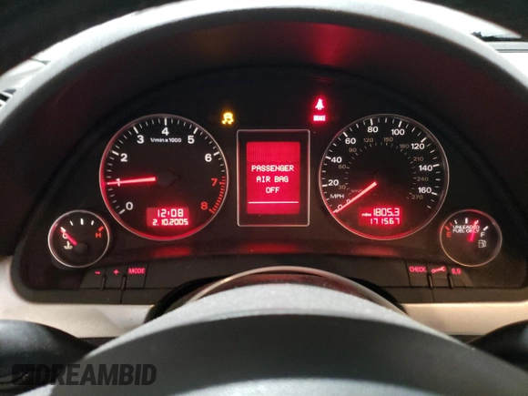 2006 Audi A4 2.0T with VIN WAUDF78E66A272433, listed as a Copart auction lot 44029905 with 171,567 mi miles and Salvage Title. Bid and sale history available at carsss.com. Image 9.