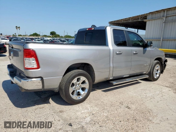 2022 Ram 1500 Big Horn with VIN 1C6RREBT2NN190449, listed as a Copart auction lot 57253495 with 88,735 mi miles and Salvage title. Bid and sale history available at DreamBid. Image 3.