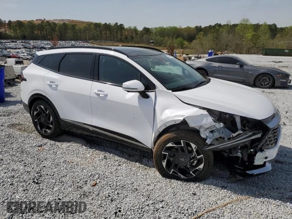 2024 Kia Sportage SX-Prestige with VIN 5XYK53DF9RG188888, listed as a Copart auction lot 51416955 with 16,285 mi miles and Salvage title. Bid and sale history available at DreamBid. Image 4.