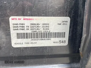 2011 Mitsubishi Lancer ES with VIN JA32U2FU5BU610862, listed as a Copart auction lot 75641474 with 265,807 mi miles and Clean Title. Bid and sale history available at carsss.com. Image 10.