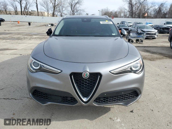 2020 Alfa Romeo Stelvio Ti z VIN ZASPAKBN4L7C91444, wystawiony jako Copart lot #43635865 z przebiegiem 83 848 mil mil oraz Szkoda całkowita • Salvage title. Historia ofert i sprzedaży dostępna na DreamBid. Obrazek 5.