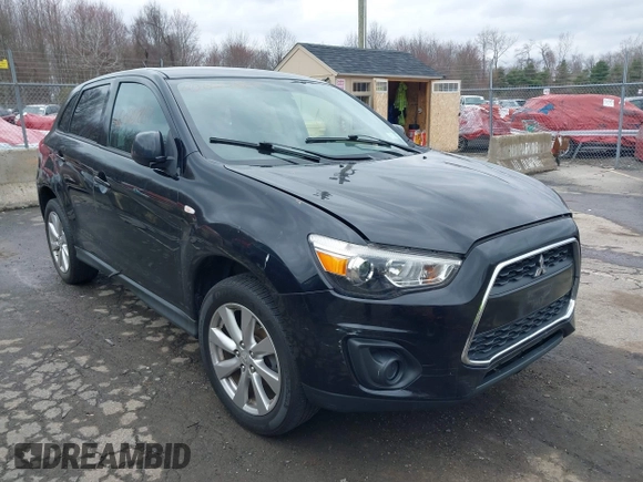 2015 Mitsubishi Outlander Sport ES with VIN 4A4AR3AU1FE030805, listed as a IAAI auction lot 42022887 with 101,332 mi miles. Bid and sale history available at carsss.com. Image 1.