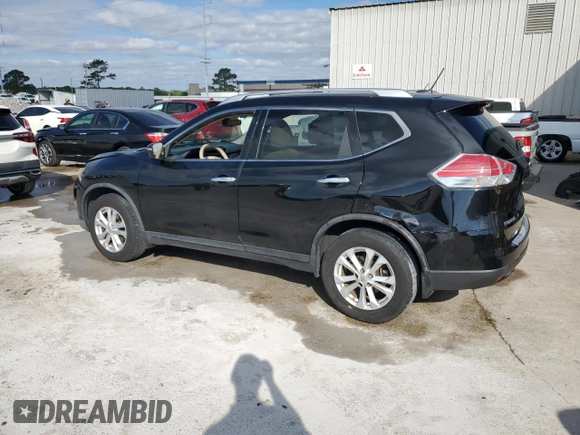 2015 Nissan Rogue SV with VIN KNMAT2MTXFP508634, listed as a Copart auction lot 52416055 with 143,703 mi miles and Salvage Title. Bid and sale history available at carsss.com. Image 2.