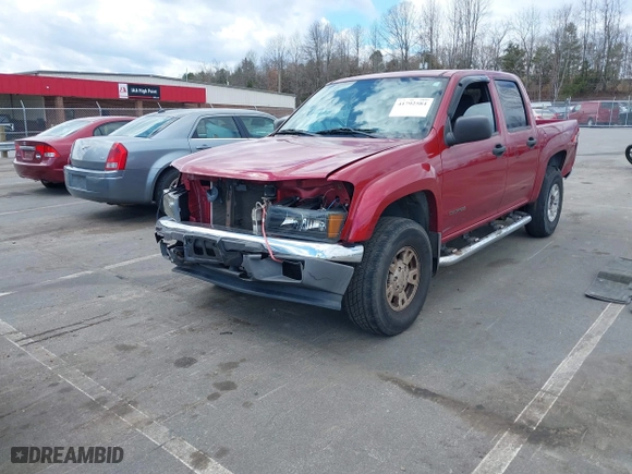 2005 Chevrolet Colorado 1SF LS Z71 with VIN 1GCDT136458252793, listed as a IAAI auction lot 41792584 with 206,195 mi miles. Bid and sale history available at carsss.com. Image 18.