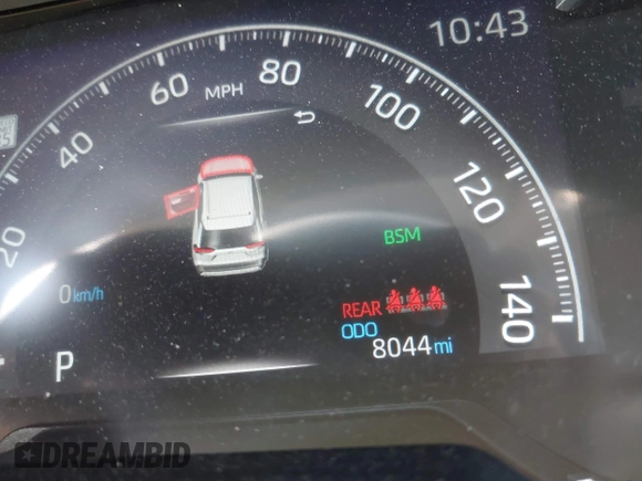 2024 Toyota RAV4 XLE with VIN 2T3P1RFV4RC481948, listed as a IAAI auction lot 42167101 with 8,044 mi miles and . Bid and sale history available at DreamBid. Image 15.
