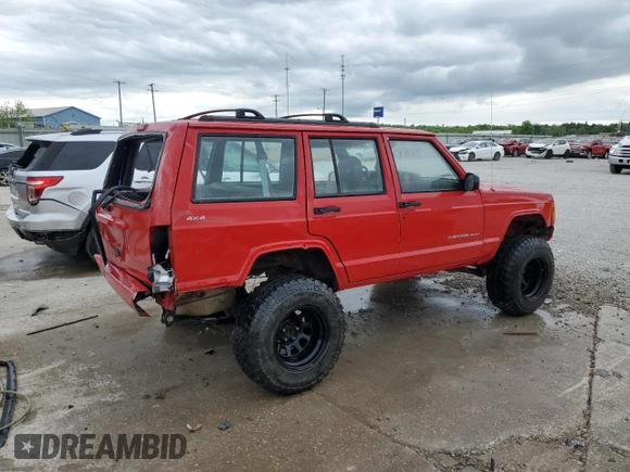 1999 Jeep Cherokee Sport with VIN 1J4FF68S1XL522902, listed as a Copart auction lot 55947745 with 212,357 mi miles and Non repairable. Bid and sale history available at DreamBid. Image 3.