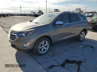 2019 Chevrolet Equinox Premier z VIN 3GNAXNEV7KS548940, wystawiony jako Copart lot #43112875 z przebiegiem 68 486 mil mil oraz Szkoda całkowita • Salvage title. Historia ofert i sprzedaży dostępna na DreamBid. Obrazek 1.
