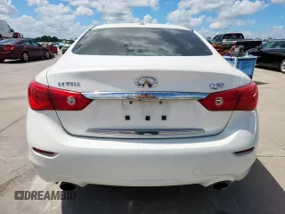 2015 Infiniti Q50 Premium with VIN JN1BV7APXFM337505, listed as a Copart auction lot 61900105 with 74,304 mi miles and Salvage title. Bid and sale history available at DreamBid. Image 6.