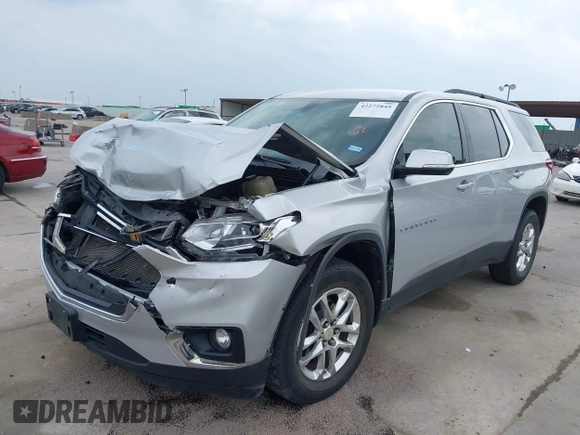 2020 Chevrolet Traverse LT with VIN 1GNERHKW3LJ237616, listed as a IAAI auction lot 42272845 with 87,104 mi miles and . Bid and sale history available at DreamBid. Image 2.