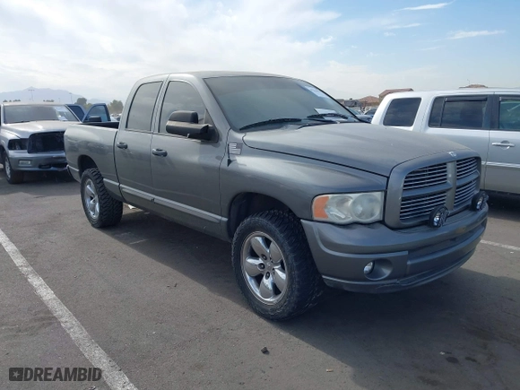 2005 Dodge Ram 1500 SLT with VIN 1D7HA18D55S355017, listed as a IAAI auction lot 41224611 with 126,997 mi miles. Bid and sale history available at carsss.com. Image 1.