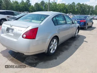 2005 Nissan Maxima SL with VIN 1N4BA41E05C868292, listed as a IAAI auction lot 42603519 with 107,485 mi miles and . Bid and sale history available at DreamBid. Image 4.
