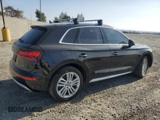 2019 Audi Q5 Premium Plus with VIN WA1BNAFY9K2121348, listed as a Copart auction lot 45600155 with 95,616 mi miles and Salvage Title. Bid and sale history available at carsss.com. Image 3.