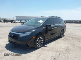 2022 Honda Odyssey EX-L z VIN 5FNRL6H75NB049044, wystawiony jako IAAI lot #42010441 z przebiegiem 29 824 mil mil oraz . Historia ofert i sprzedaży dostępna na DreamBid. Obrazek 2.