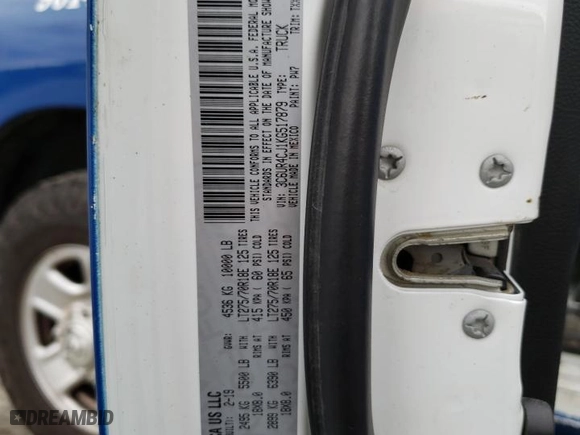 2019 Ram 2500 Tradesman with VIN 3C6UR4CJ1KG517879, listed as a Copart auction lot 65409294 with 87,132 mi miles and Salvage Title. Bid and sale history available at carsss.com. Image 13.