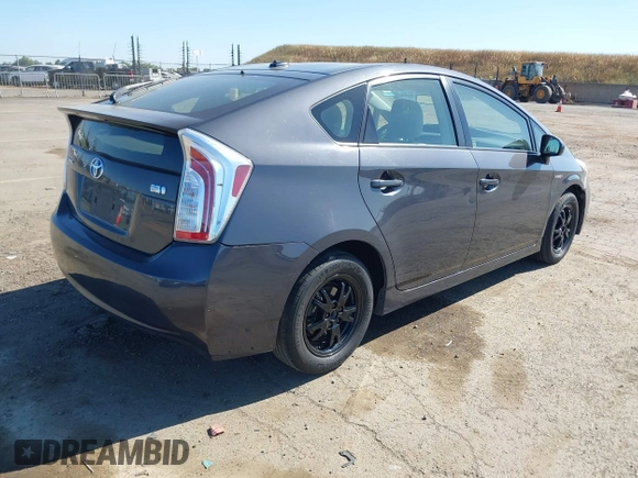 2013 Toyota Prius One with VIN JTDKN3DU8D1700518, listed as a IAAI auction lot 42164966 with 337,652 mi miles and . Bid and sale history available at DreamBid. Image 4.