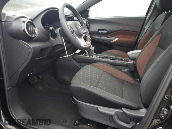 2024 Nissan Kicks SR with VIN 3N1CP5DV8RL513351, listed as a Copart auction lot 52313665 with 24,298 mi miles and Salvage Title. Bid and sale history available at DreamBid. Image 7.