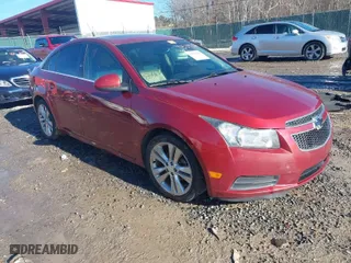 2011 Chevrolet Cruze LTZ with VIN 1G1PH5S91B7152761, listed as a IAAI auction lot 41539306 with 90,396 mi miles. Bid and sale history available at carsss.com. Image 1.