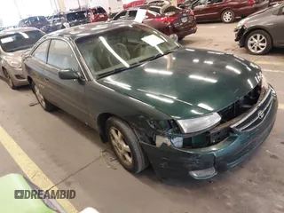 2000 Toyota Solara SE with VIN 2T1CF28PXYC275658, listed as a IAAI auction lot 41838753 with 133,889 mi miles. Bid and sale history available at carsss.com. Image 1.