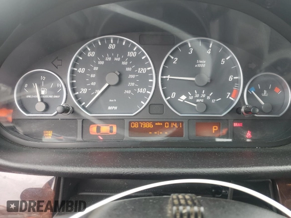 2004 BMW 3 Series 330Ci with VIN WBABW534X4PL48076, listed as a Copart auction lot 61491805 with 87,986 mi miles and Clean title. Bid and sale history available at DreamBid. Image 9.