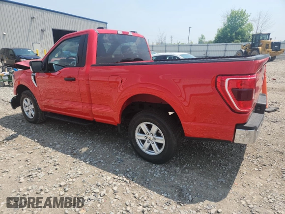 2023 Ford F-150 XL with VIN 1FTMF1C52PKE03201, listed as a Copart auction lot 59740895 with 36,713 mi miles and Salvage title. Bid and sale history available at DreamBid. Image 2.