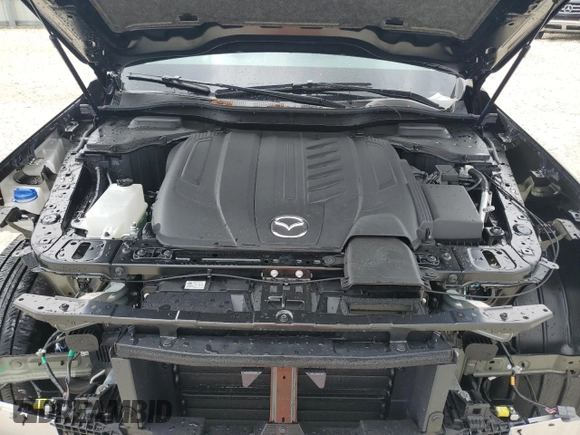 2024 Mazda CX-90 Preferred with VIN JM3KKBHDXR1186344, listed as a Copart auction lot 74245794 with 1,640 mi miles and Salvage title. Bid and sale history available at DreamBid. Image 11.