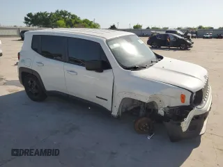 2018 Jeep Renegade Sport with VIN ZACCJAAB3JPG80875, listed as a Copart auction lot 52586975 with 157,913 mi miles and Salvage Title. Bid and sale history available at DreamBid. Image 4.