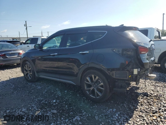 2018 Hyundai Santa Fe Ultimate with VIN 5XYZW4LA2JG532511, listed as a Copart auction lot 60901015 with 56,691 mi miles and Salvage title. Bid and sale history available at DreamBid. Image 2.