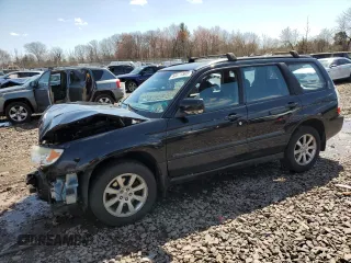 2007 Subaru Forester X w/Premium Pkg with VIN JF1SG65627H725086, listed as a Copart auction lot 50377305 with 190,802 mi miles and Salvage Title. Bid and sale history available at carsss.com. Image 1.