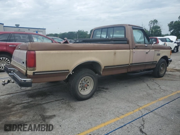 1987 Ford F-150 with VIN 2FTEF15H8HCA66731, listed as a Copart auction lot 58696774 with 81,683 mi miles and Salvage Title. Bid and sale history available at carsss.com. Image 3.