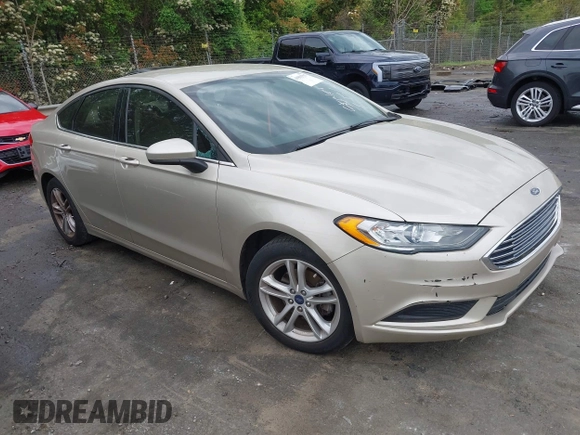 2018 Ford Fusion SE with VIN 3FA6P0HD3JR216560, listed as a IAAI auction lot 41993757 with 89,239 mi miles. Bid and sale history available at carsss.com. Image 1.