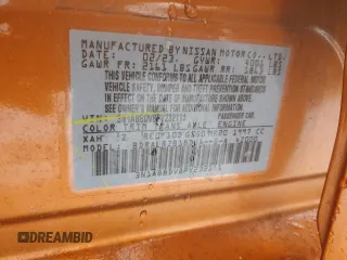 2023 Nissan Sentra SR with VIN 3N1AB8DV8PY232111, listed as a Copart auction lot 87610755 with 71,292 mi miles and Salvage Title. Bid and sale history available at carsss.com. Image 14.