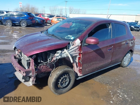 2020 Mitsubishi Mirage ES z VIN ML32A3HJ7LH001210, wystawiony jako IAAI lot #41741117 z przebiegiem 52 697 mil mil oraz . Historia ofert i sprzedaży dostępna na DreamBid. Obrazek 20.