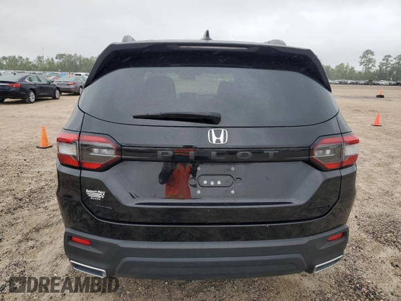 2023 Honda Pilot Sport with VIN 5FNYG1H31PB024807, listed as a Copart auction lot 68918834 with 25,270 mi miles and Salvage Title. Bid and sale history available at carsss.com. Image 6.