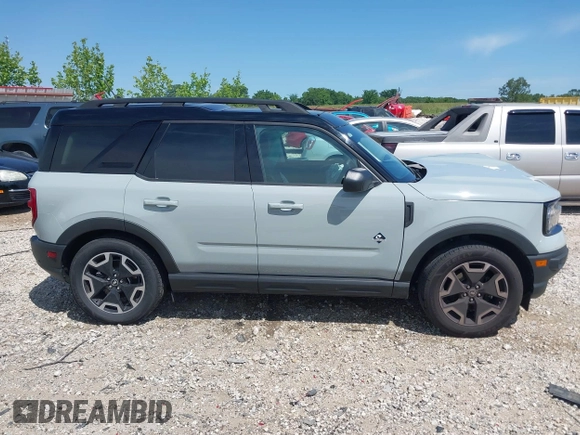 2022 Ford Bronco Sport Outer Banks with VIN 3FMCR9C61NRD43751, listed as a IAAI auction lot 42333996 with 40,993 mi miles and . Bid and sale history available at DreamBid. Image 13.