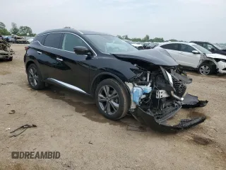 2020 Nissan Murano Platinum with VIN 5N1AZ2DS0LN103889, listed as a Copart auction lot 59628135 with 49,725 mi miles and Salvage title. Bid and sale history available at DreamBid. Image 4.